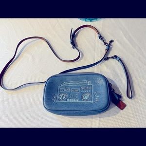 Coach small Keith Haring “boom box” crossbody purse